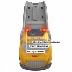 WOOPIE Żółta Laweta City Truck Efekty Dźwiękowe i Świetlne