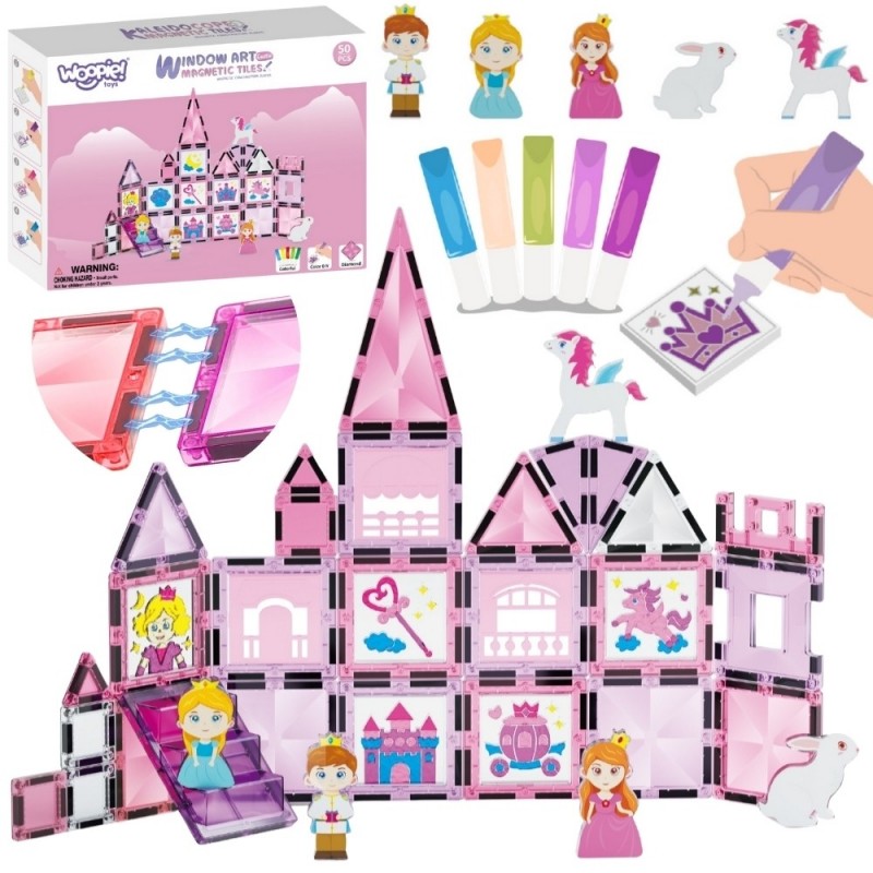 WOOPIE Magnetyczny Zestaw Konstrukcyjny Zbuduj Zamek