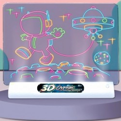 WOOPIE Magnetyczna Tablica 3D Podświetlenie LED do Rysowania