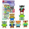 Educational Game Owls Arcade Logic Puzzle Domino 18 pcs.