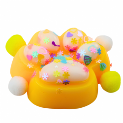 Cat Paw Anti-Stress Sensory Squishy Yellow