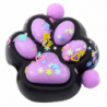 Cat Paw Anti-Stress Sensory Squishy Black and Purple