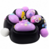 Cat Paw Anti-Stress Sensory Squishy Black and Purple