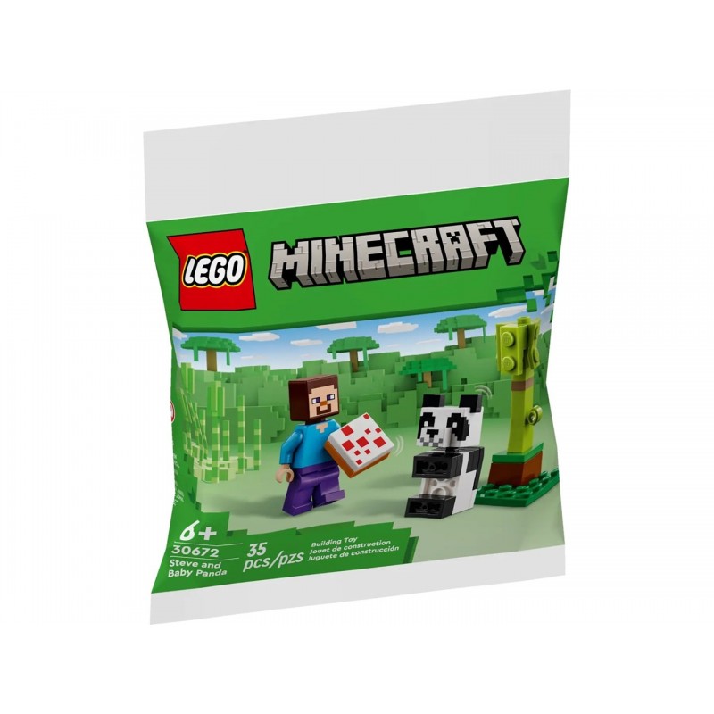 LEGO MINECRAFT 30672 Steve and Baby Panda
