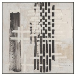 Painting with frame 80x80cm, abstract pattern