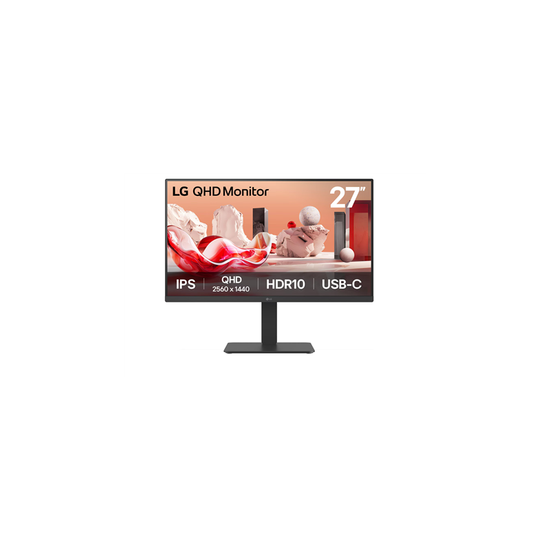 LG 27BA65QB-B 27 " IPS 16:9 100 Hz 5 ms 2560 x 1440 pixels 350 cd/mu00b2 HDMI ports quantity 1