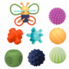 Set of Soft Sensory Balls Educational Butterfly 8pcs