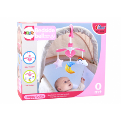 Crib Carousel Battery Operated Universal Clip Plush Pendants Pink