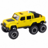 Off-road Car Friction Drive Lights Sounds Yellow 6x6 1:16