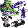 Auto Robot 2in1 Sports Car Police Drive Mix