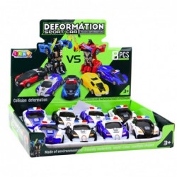 Auto Robot 2in1 Sports Car Police Drive Mix