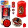 Flying Disc Dragon Spinning Top Launcher Set Red