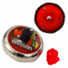 Flying Disc Dragon Spinning Top Launcher Set Red