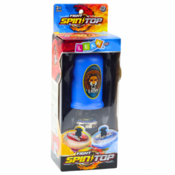 Flying Disk Lion Spinner Launcher Set Blue