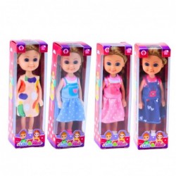 Mini Doll With Long Hair In Dress 15cm Mix