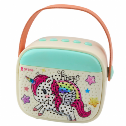 Karaoke Kit For Kids With Unicorn Bluetooth Microphone