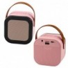 Karaoke Speaker Microphone Wireless K12 RGB Bluetooth Pink