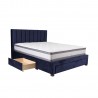 Bed GRACE 160x200cm, blue