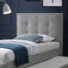 Bed OSWALDO 90x200cm, platinum grey