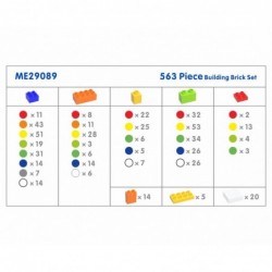 MASTERKIDZ Zestaw Klocków Konstrukcyjnych STEM 563 el.