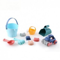 WOOPIE Zestaw do Piasku w Wiaderku z Samochodzikiem 10 el.