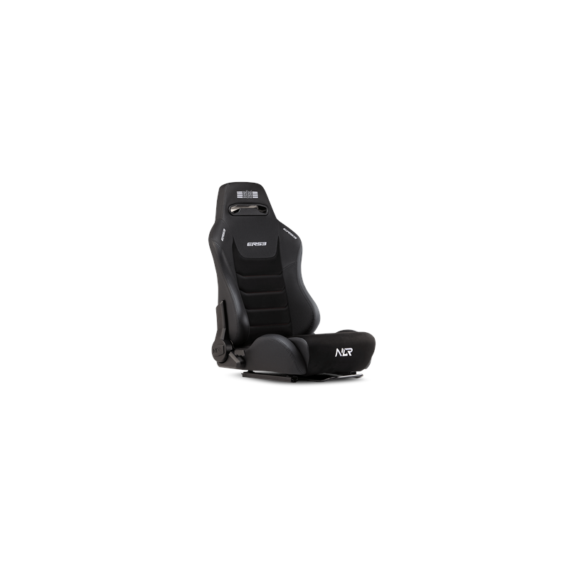 Next Level Racing Premium PU Leather Reclining Seat ERS3 Elite PU Leather & Suede Edition Black