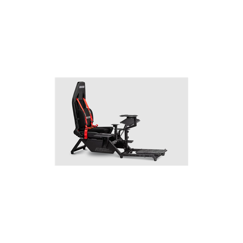 Next Level Racing Flight Simulator Cockpit Black and Red