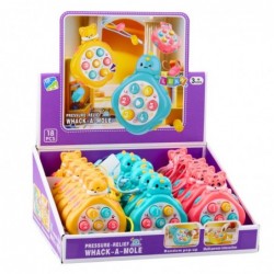 Mini Whack-A-Mole Skill Game Animals Numbers Colored Mix