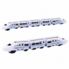 Train Interactive Train Cars Sounds Lights White 62cm