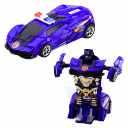 Auto Robot 2in1 Sports Police Car Drive Mix