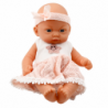 Baby Doll Pink Lace Dress with Star Headband