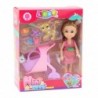 Mini Doll With Accessories Kitty Stroller Pink Doll Set