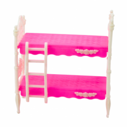 Mini Doll in Dress Double-decker Bed Dog Set