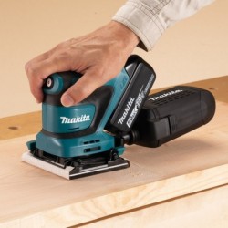 Makita DBO480Z portable sander Random orbital sander 14000 OPM Black, Blue 210 W
