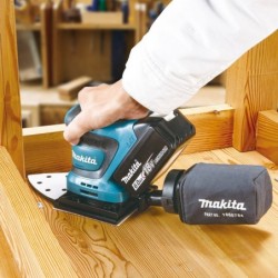 Makita DBO480Z portable sander Random orbital sander 14000 OPM Black, Blue 210 W