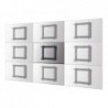 Neomounts WL95-800BL1 Videowall wall mount - 42-70" - max 35 kg - VESA 200x200-600x400 - d 7,8-26,6 cm - push-to-pop-out