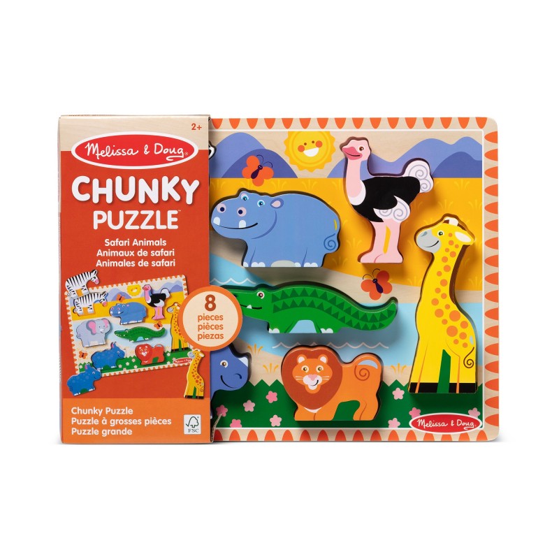 MELISSA & DOUG Safari Chunky Puzzle