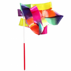 Gymnastic Ribbon For Dance Exercises Colored 205 x 5cm