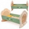 CLASSIC WORLD Drewniana Vintage Kołyska-Łóżeczko dla Lalek