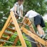 CLASSIC WORLD EDU Drewniany Plac Zabaw XL Zestaw Drabinka Montessori do Wspinaczki