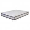 Bed SANDRA 160x200cm, with mattress HARMONY DUO, light grey