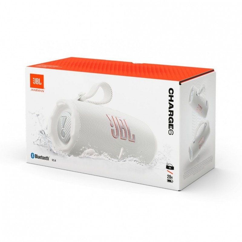 Bezvadu skaļrunis JBL  Charge 6 White