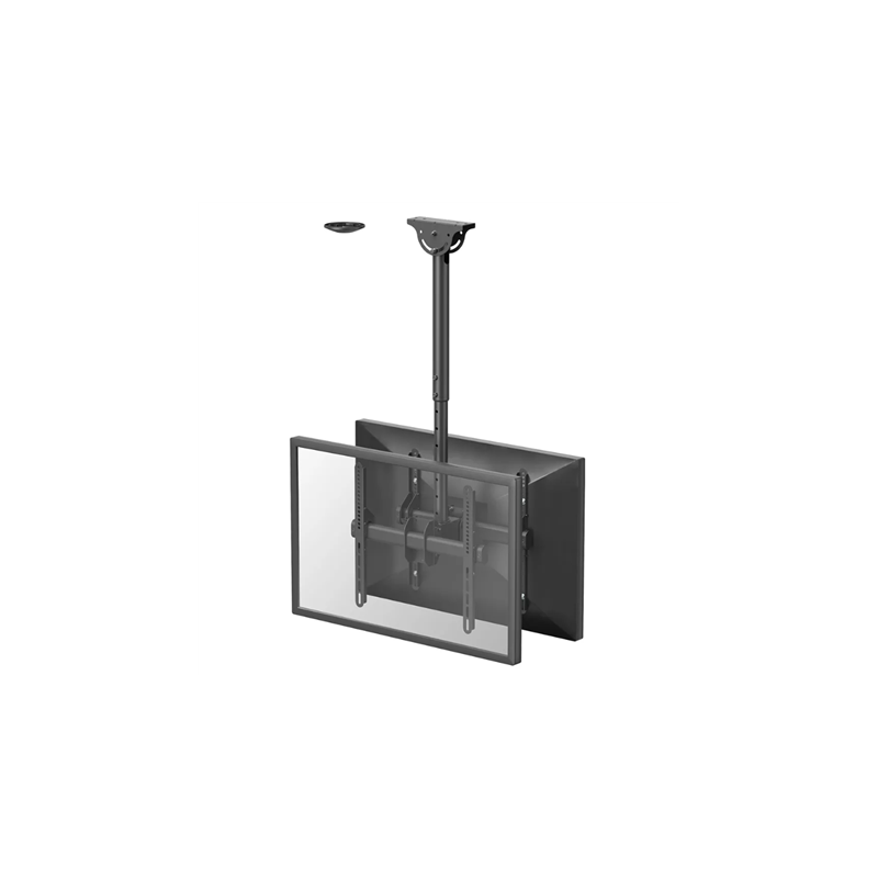 Neomounts NM-C440DBLACK Monitor/TV mount ceiling 2 screens - 32-60" - max 45 kg/screen - VESA 200x200-400x400 - h 56-91