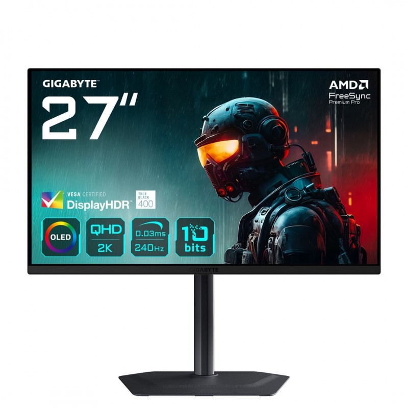 MONITOR GIGABYTE OLED 27" MO27Q2 240Hz