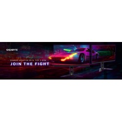 GIGABYTE M27UA 27" UHD Gaming Monitor - 3840 x 2160, 160Hz, 1ms, 400 cd/m², FreeSync Premium, HDR ready, HDMI 2.1,