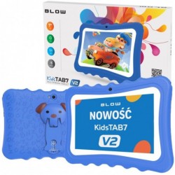 Tablet KidsTAB7 V2 BLOW 4/32GB niebieskie etui 2MP