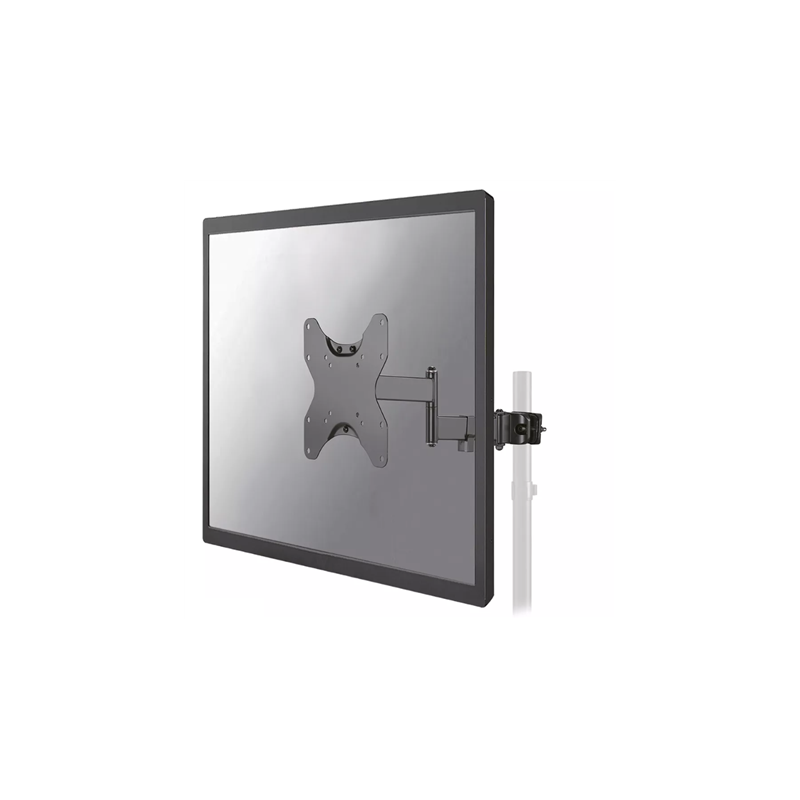 Neomounts FL40-450BL12 TV pole mount - 23-42" - max 25 kg - VESA 75x75-200x200 - suitable for u00d8 28-50 mm - level