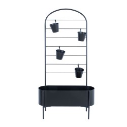 Lillepostament DEIA 70,5x26xH137cm, must