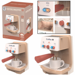 Coffee Maker Toy Cup Portafilter Lights Sounds