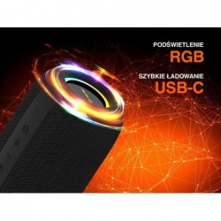 Tracer XtremeBeat Lite TWS Portable Bluetooth Speaker Black 10 W